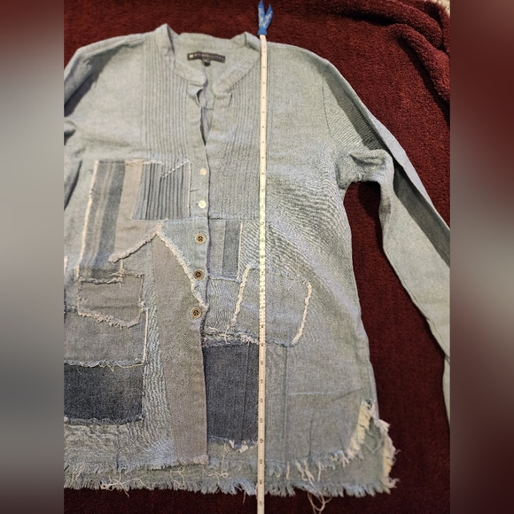 Elliott Lauren Denim Patchwork Shirt - Picture 13 of 16